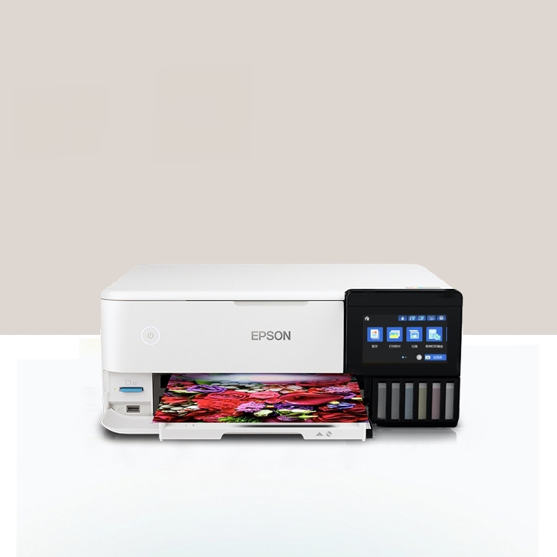 EPSON爱普生L8168 L8188照片打印机复印一体机小型家用6色无线自动双面手机连接彩色A4作业办公用 L805 L850