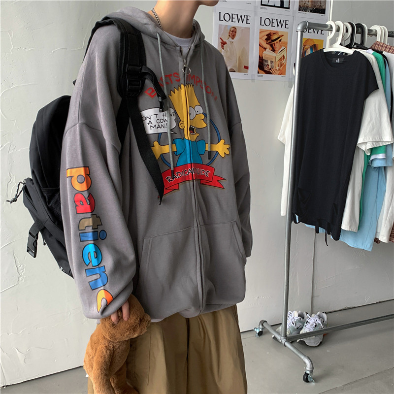 男士青少年卫衣连帽潮ins港风情侣宽松潮牌外套男WY01P45,女装短外套,星座410(原411)