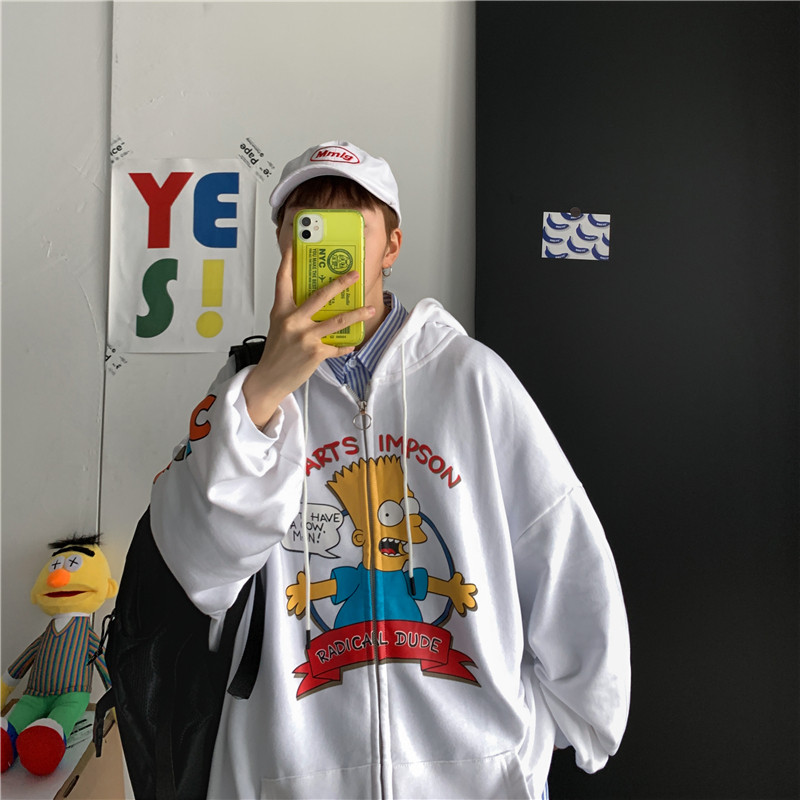 男士青少年卫衣连帽潮ins港风情侣宽松潮牌外套男WY01P45,女装短外套,星座410(原411)