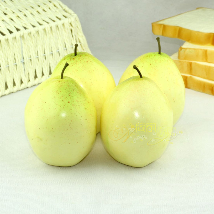仿真塑料水果蔬菜假水果模型 橱柜工程装饰品道具 仿真雪梨鸭梨,家居饰品,仿真水果,淘宝优惠券,粉丝福利购,淘宝优惠卷
