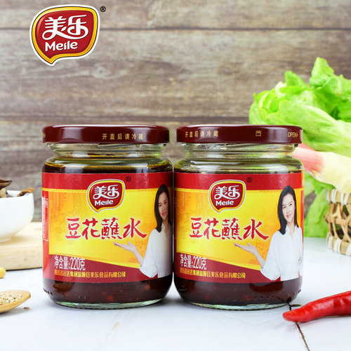 美乐豆花220gx2四川拌菜辣椒
