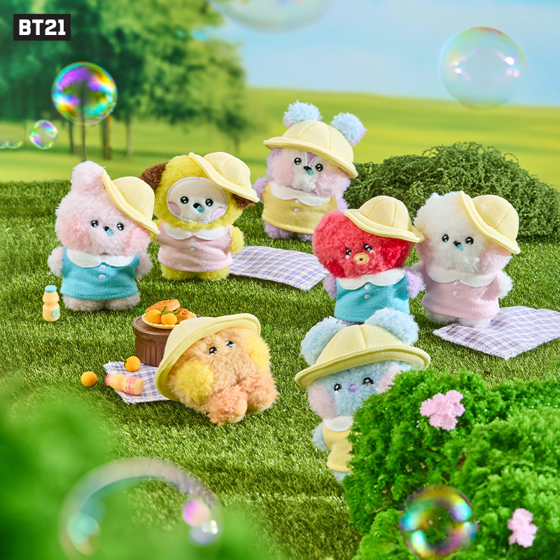 BT21 minini 春游系列 玩偶摆件LINE FRIENDS （不参与满赠）