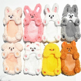 方灿BANG CHAN兔毛卡套证件套追星套咕卡卡套潮 龙馥 SRTAYKIDS