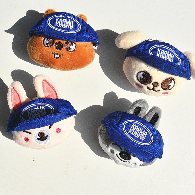 Staykids  KARMA 钥匙扣挂件 方灿 李旻浩 李龙馥 Felix 帽子公仔