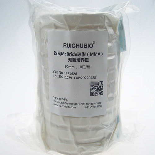 瑞楚生物 改良McBride琼脂 预装培养皿 TP1628 90mm 10皿 包