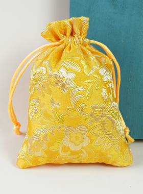 刺绣香囊红色福袋 随身福袋荷包金黄色袋子可水洗香包袋 刺绣花纹