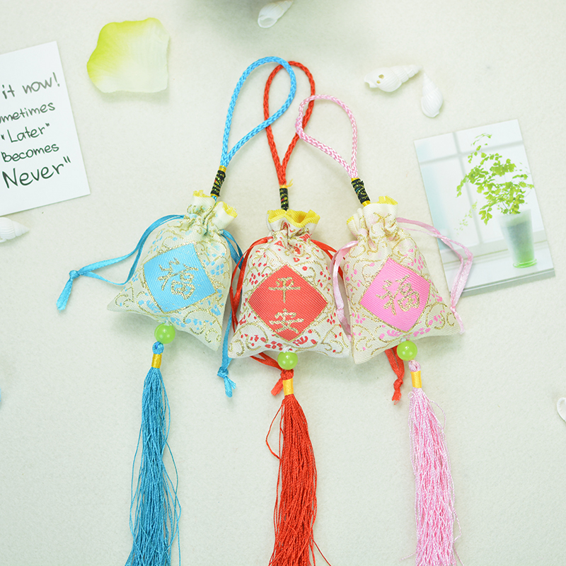 艾叶香包小香囊挂件7个颜色
