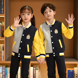 幼儿园园服春秋冬男女童装小学生校服套装老师运动服棒球服班服