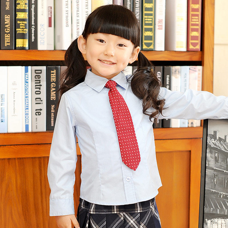 Chemise fille à manche longue - Ref 2085100 Image 4