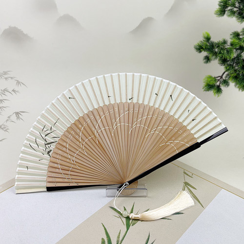 夏季随身便携古风折叠小扇子