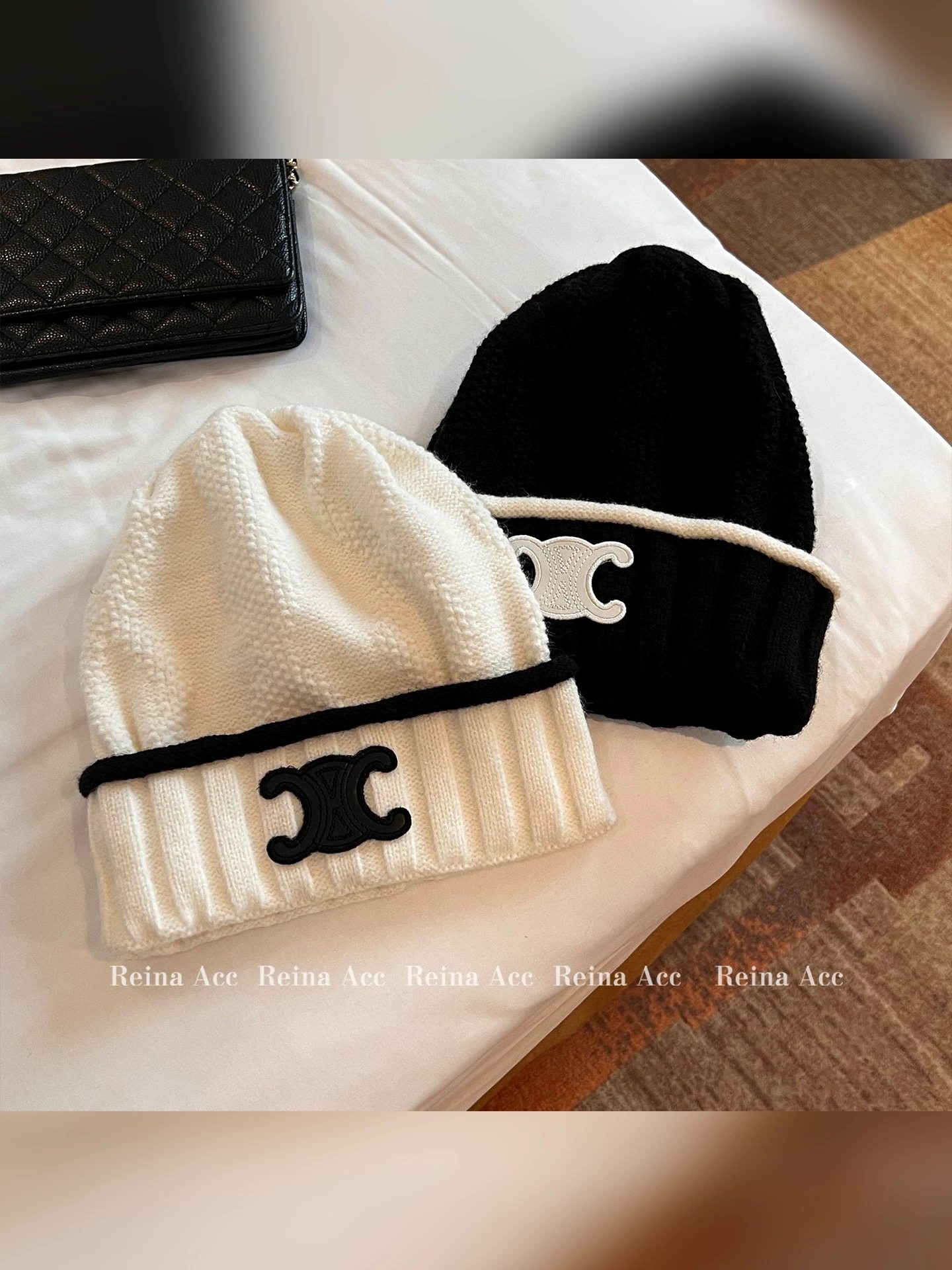 Chris 秋冬堆堆帽冷帽凯旋门帽子新款冬季针织帽毛线帽显脸小爆款