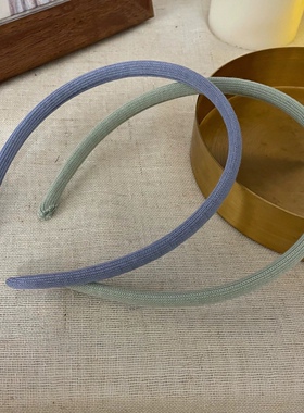 Chris 极简针织布包温柔复古发箍小众布艺淑女高冷气质头箍发饰