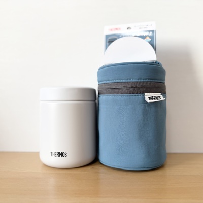 保温焖烧杯杯套带提手，可防筷子