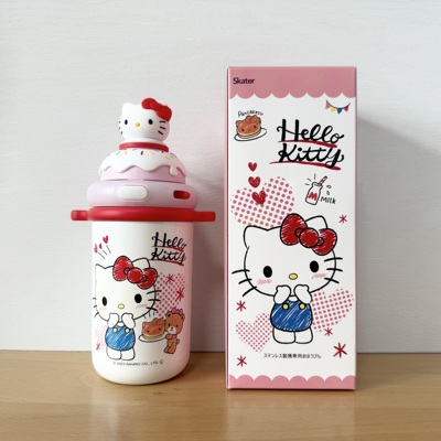 HELLOKITTY卡通图案吸管杯450ml