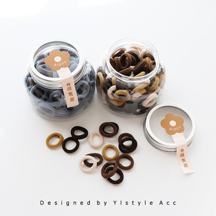 韩版儿童发饰基础打底皮筋毛巾圈发圈幼童发圈彩色盒装发绳头饰品