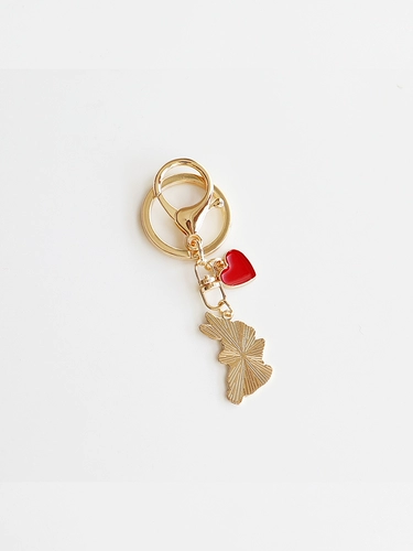 Милый кролик в виде сердечка, брелок, универсальная подвеска, аксессуар, простой и элегантный дизайн, делается под заказ