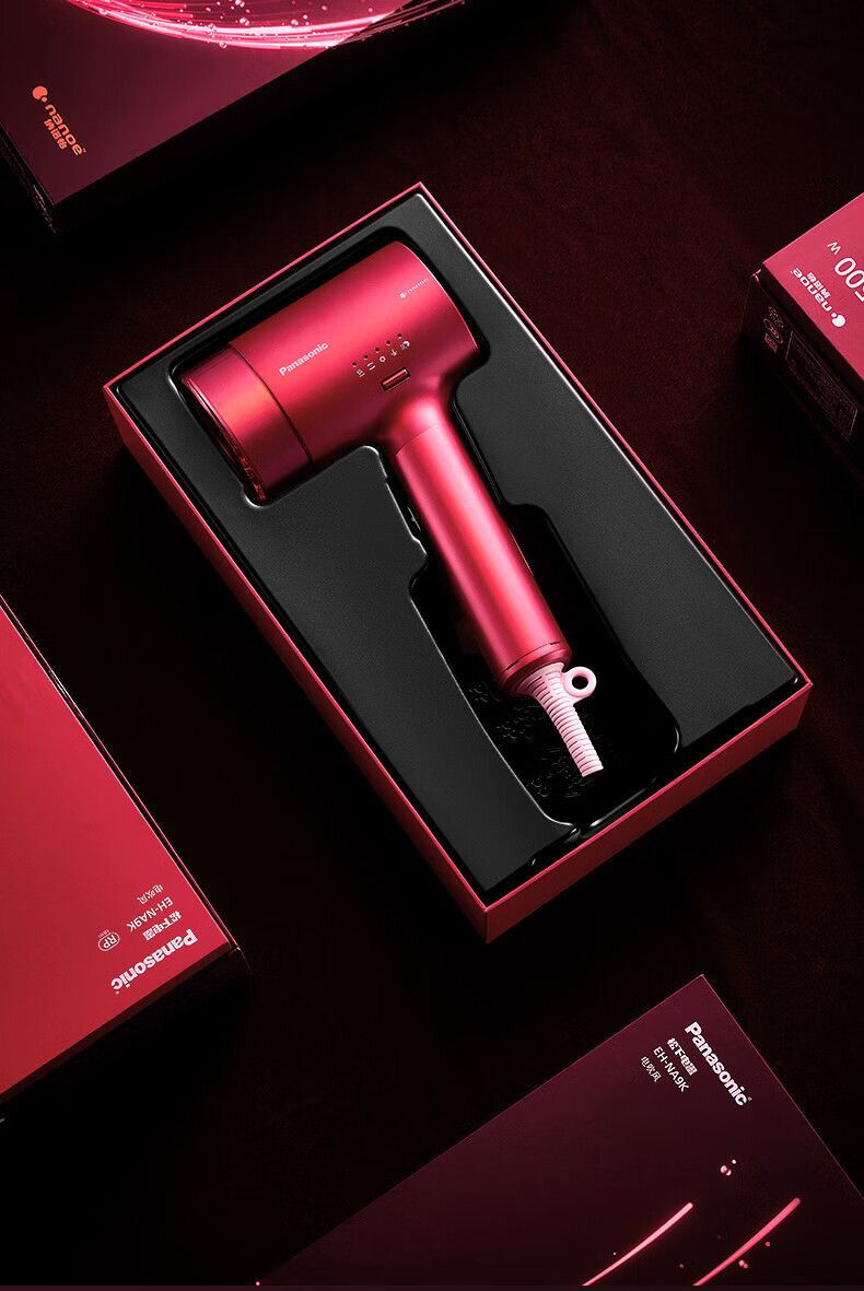 松下电吹风机大功率高速大风力速干纳诺怡水润吹发护发EH-NA9K