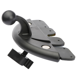 车载手机支架底座配件CD口17mm万向头适用华为小米无线充改装 通用