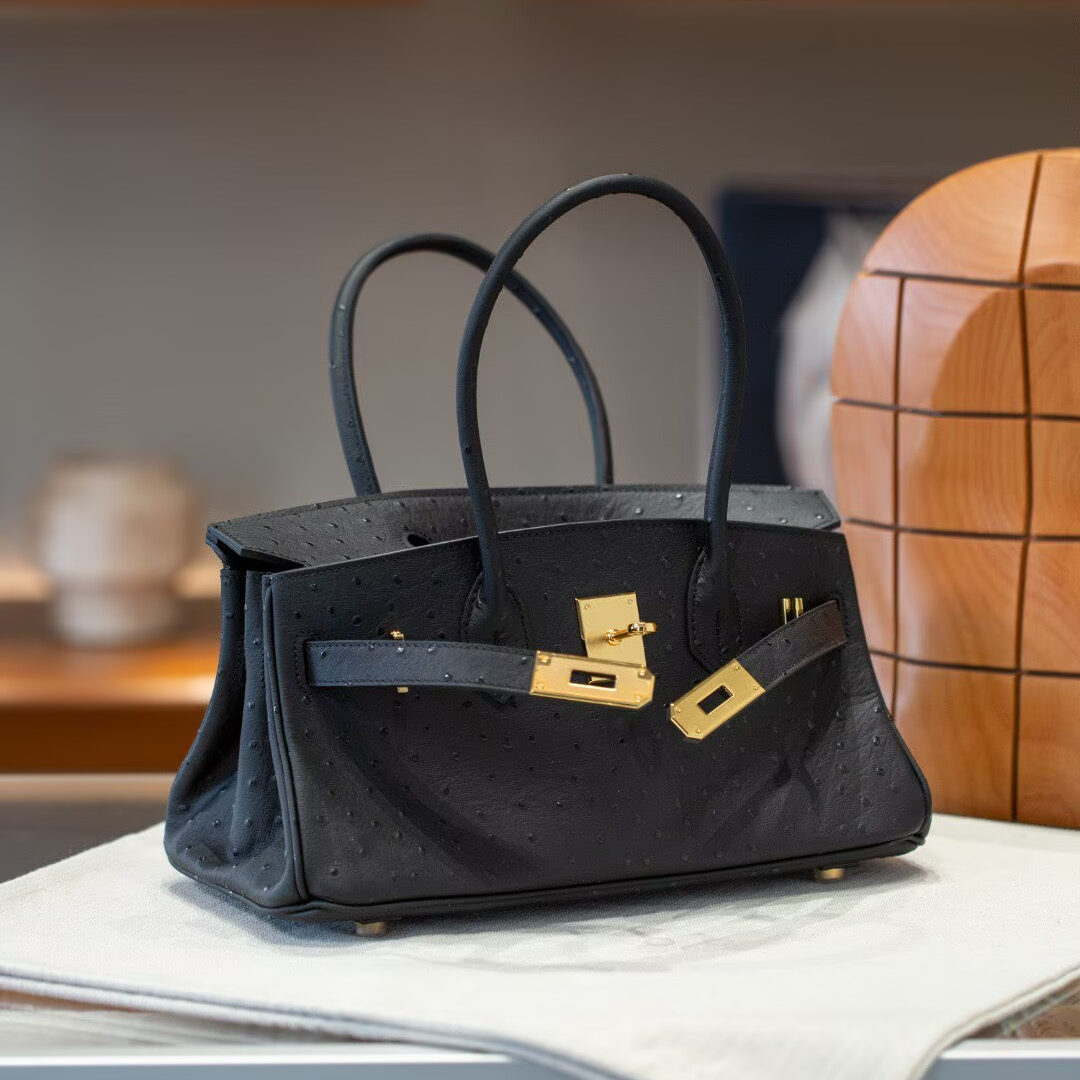 鸵鸟纹头层牛皮横款铂金包女高级感真皮银扣长款凯莉包手拎手提包,箱包皮具/热销女包/男包,通用款女包,淘宝优惠券,粉丝福利购,淘宝优惠卷