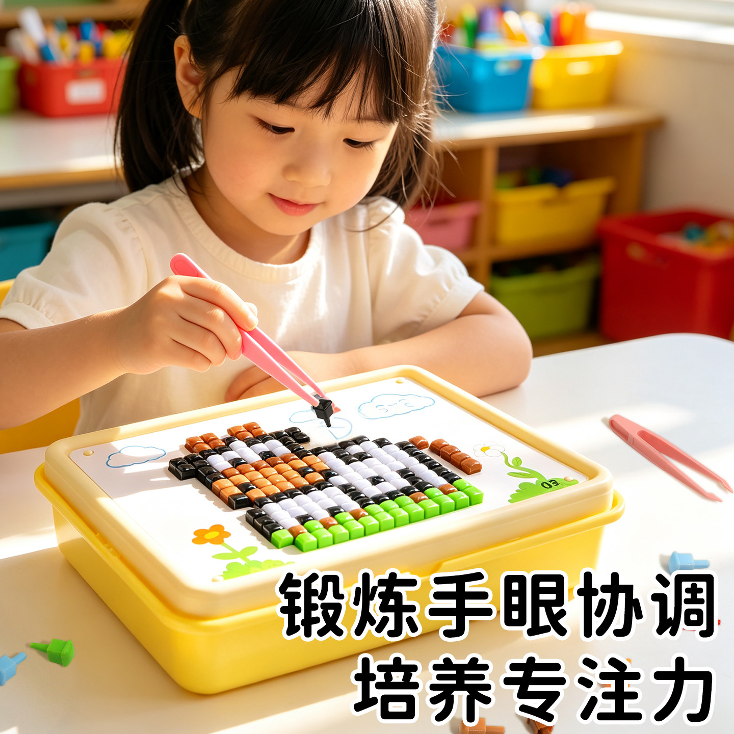 加大加厚【3d立体蘑菇钉拼图】