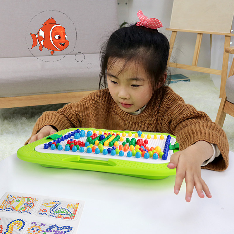蘑菇钉益智玩具拼图3-4-6岁2儿童宝宝智力开发女孩男孩幼儿园早教在类目 玩具/童车/益智/积木/模型, 串珠/拼图/配对/拆装/敲打玩具, 拼图/拼板中 - 来自Buy2taobao.com提供专业的淘宝代购服务