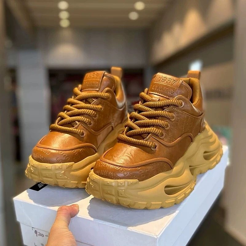 潮牌男鞋冬季网红百搭青少年厚底增高老爹鞋男款高级感运动休闲鞋,流行男鞋,单鞋,淘宝优惠券,粉丝福利购,淘宝优惠卷