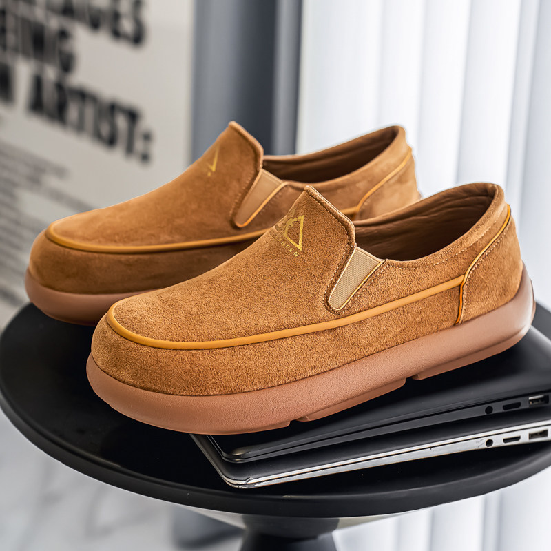 勃肯男鞋冬季复古百搭休闲板鞋青少年一脚蹬软底开车小土豆乐福鞋,流行男鞋,单鞋,淘宝优惠券,粉丝福利购,淘宝优惠卷