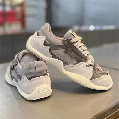 欧洲站男鞋秋冬网面休闲运动板鞋学生2025新款德训软底阿甘鞋冬季