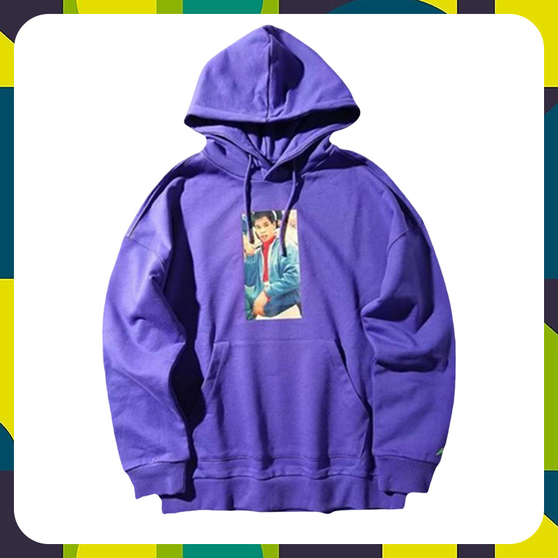 Lining/李宁卫衣男联名连帽套头衫宽松休闲针织图案长袖AWDNB63