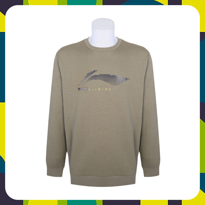 李宁正品长袖T恤男子秋季新款运动休闲套头圆领针织卫衣AWDR935,运动服/休闲服装,运动卫衣/套头衫,淘宝优惠券,粉丝福利购,淘宝优惠卷