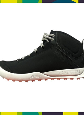 李宁正品冬季新款女子加绒保暖中帮户外休闲鞋 AHCN016