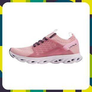 跑步鞋 李宁女子2018秋季 袜子鞋 李宁弧透气休闲运动鞋 ARHN136 新款