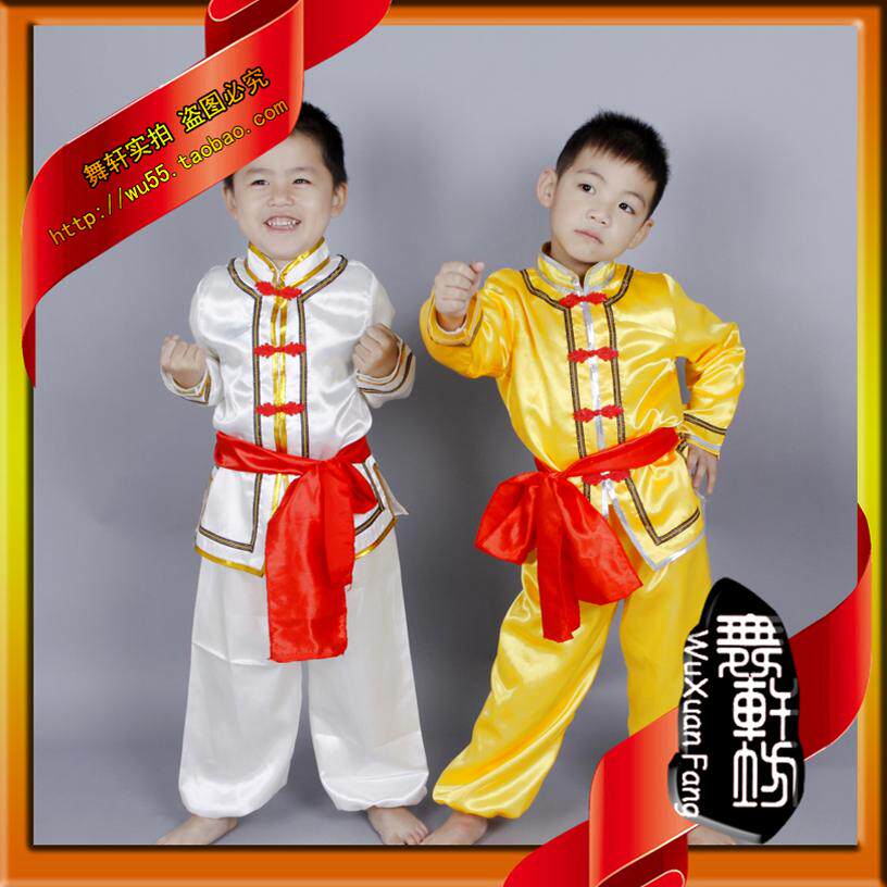 舞轩坊 男孩练功服少林武术 幼儿园服装儿童舞蹈六一演出表演服