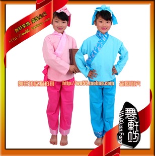 新学堂歌国学舞蹈服装弟子规三字经儿歌服饰新款书童男女班服园服