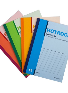 12本/包 国誉HOTROCK笔记本N1040无线装订记事本A5软抄本40页