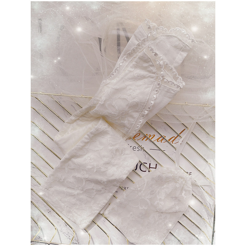 防晒袖套薄款冰蕾丝护手臂韩版春天开车骑车手袜冰袖夏季加长手套