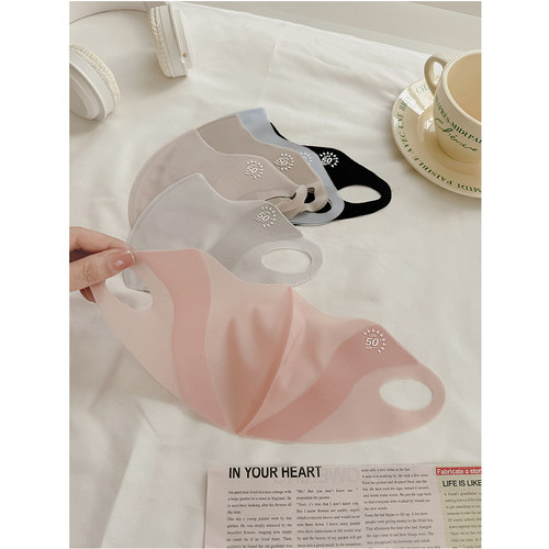 防晒口罩女防紫外线小冰皮