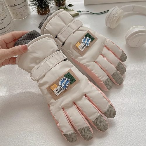 滑雪手套女冬季保暖骑行骑车