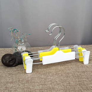 【优乐】儿童彩色塑料裤夹防滑婴宝宝服装店挂衣架子衣撑裤架裤夹