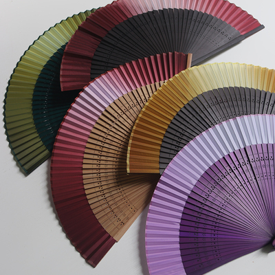 折扇中国风汉服秀禾DIY手捧摄影