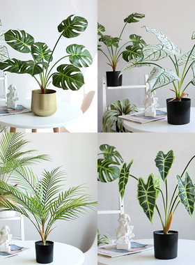 北欧仿真植物盆栽客厅落地摆件