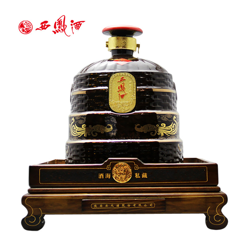 西凤酒55度 大酒海 酒海私藏 坛装高度白酒 3L 陈年凤香型白酒