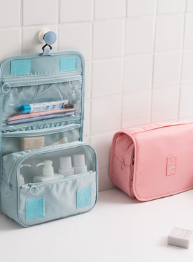 新款韩版防水旅行大容量收纳包 便携出差手提男女挂钩洗漱化妆包