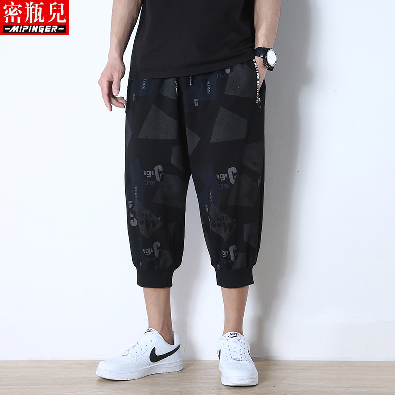 夏季男士青少年运动大码休闲裤子