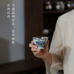 纯银足银999银杯主人杯品茗杯