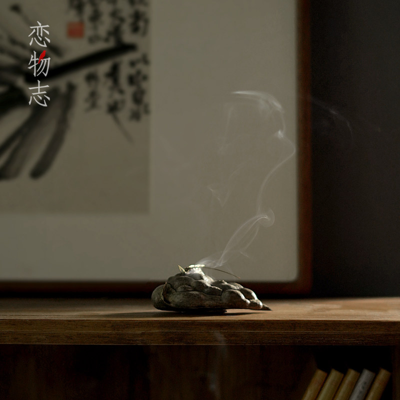 纯手工黄铜打造中式复古香炉