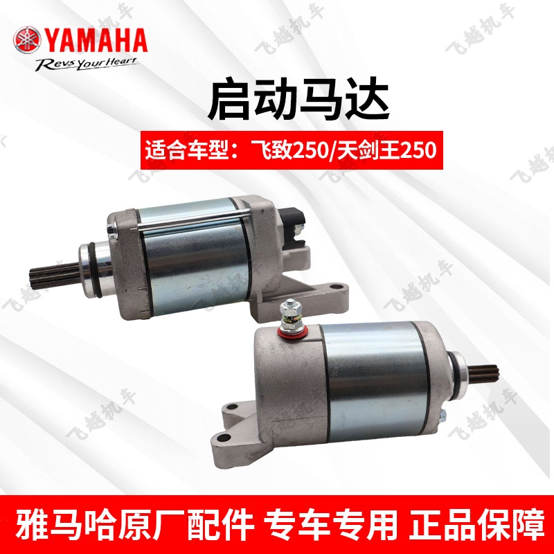 雅马哈摩托车飞致250天剑王YBR250启动马达电机飞致马达配套产品