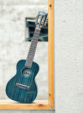 Uma尤克里里20C 黑色23寸全单板桃花心木专业进阶ukulele乌克丽丽