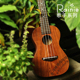 Rainie 小雨全单板尤克里里C 40相思木ukulele乌克丽丽夏威夷乐器