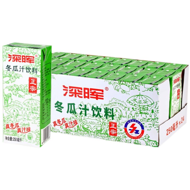 深晖冬瓜汁饮料整箱250ml*24盒装冬瓜茶 夏季解渴饮料